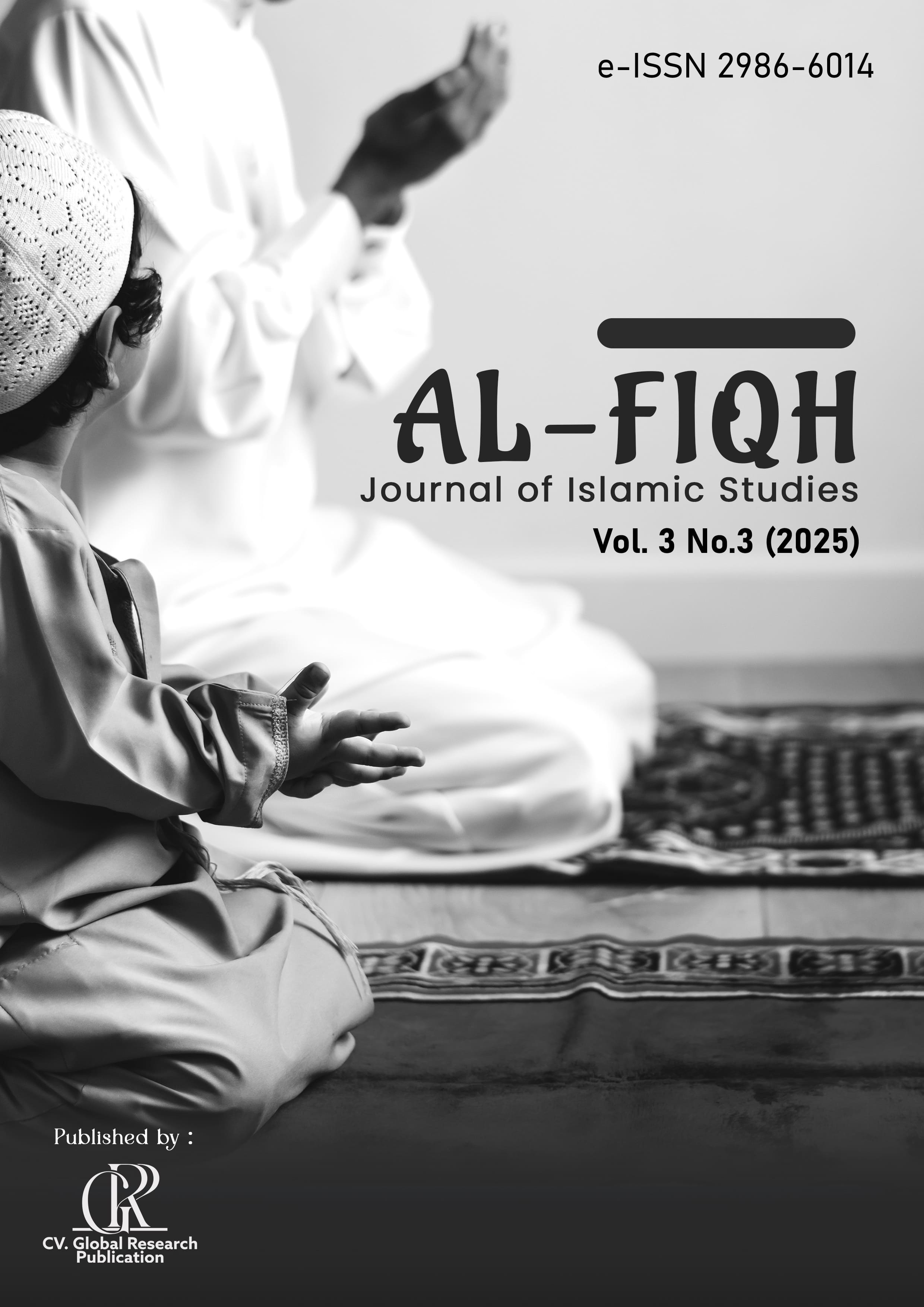 					View Vol. 3 No. 3 (2025): Al-fiqh : Journal of Islamic Studies
				